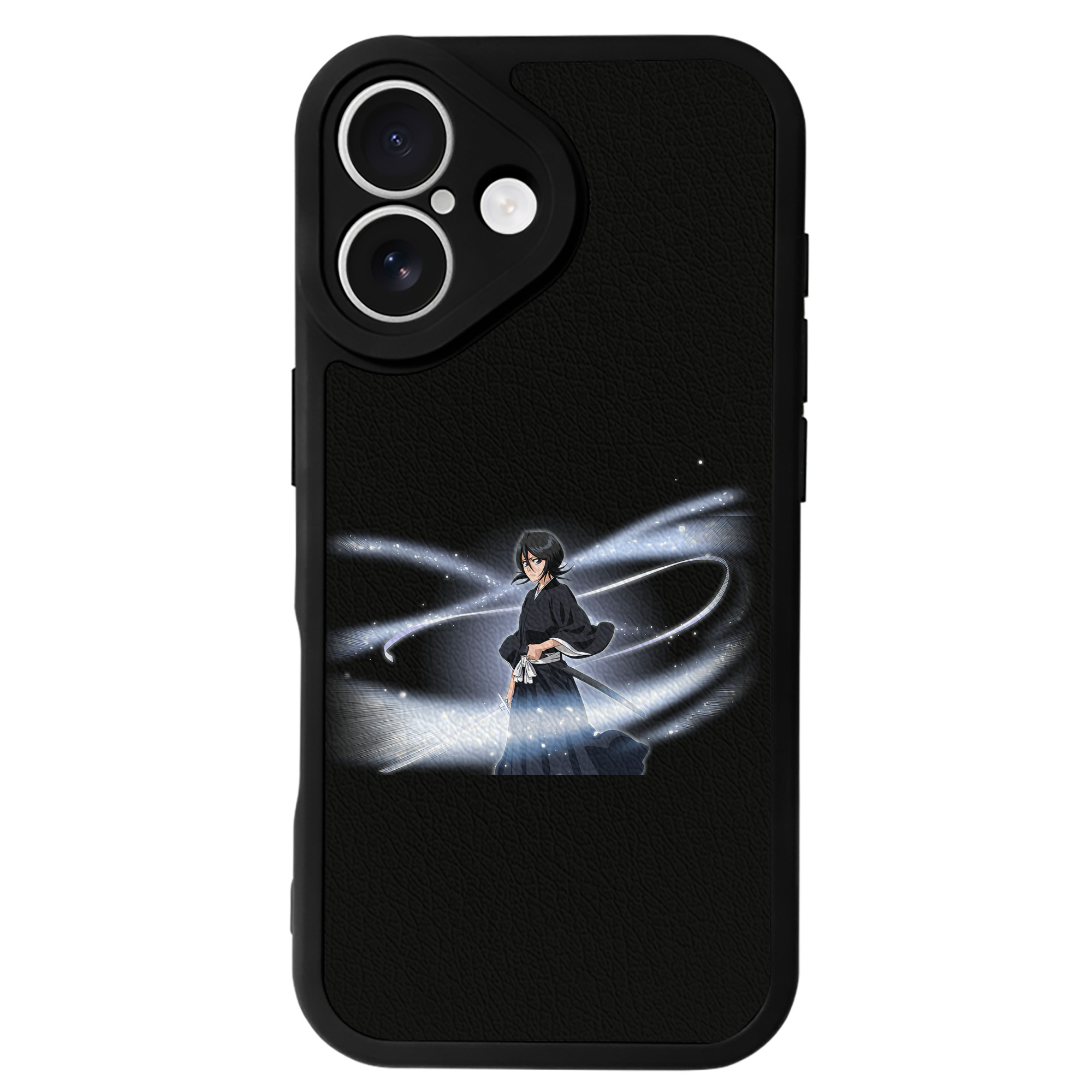 （画像用） ブリーチ 朽木ルキア BLEACH Kuchiki Rukia 【iPhone 16シリーズ対応】シリコンスマホケース（レザー調） 材質：シリコン